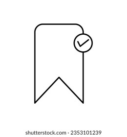 Design von Lesezeichen-Symbolen, Illustrationsdesign