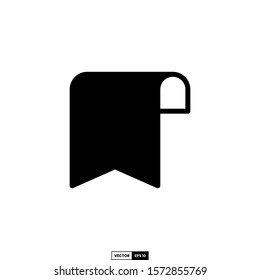 Bookmark icon, design inspiration vector template for interface and any purpose