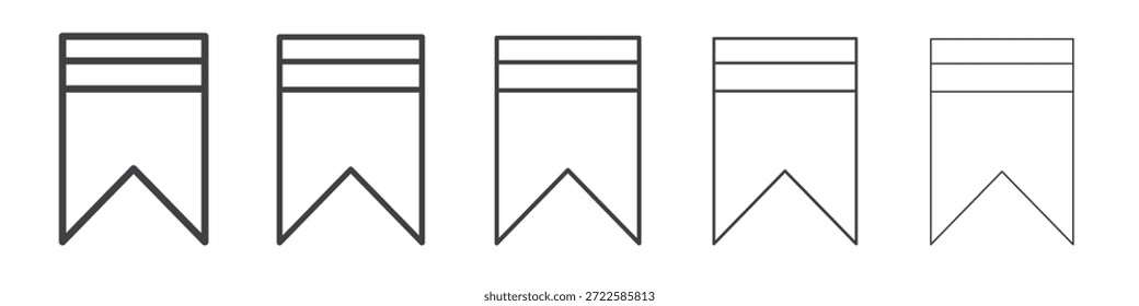 Diseño de icono de marcador, logotipo, App, interfaz de usuario. Ilustración vectorial, EPS