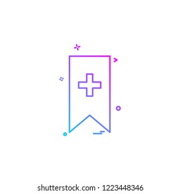 Bookmark icon design vector 