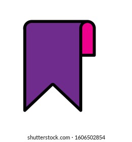 bookmark icon design vector template