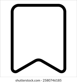 Bookmark Icon Element For Design