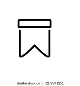 Bookmark icon. Favorite sign