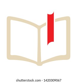 bookmark icon. flat illustration of bookmark vector icon for web