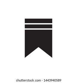 bookmark icon. flat illustration of bookmark - vector