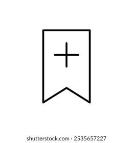 bookmark icon Flat logo isolated symbol