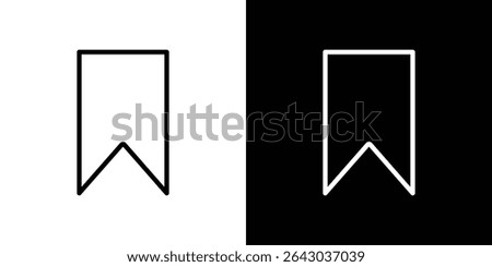 Bookmark icon Flat style logo vector. perfect for UI designs