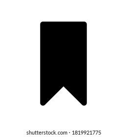 bookmark icon glyph style vector template