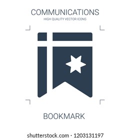 bookmark icon. high quality filled bookmark icon on white background. from communications collection flat trendy vector bookmark symbol. use for web and mobile