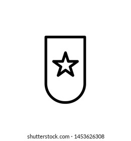 bookmark icon, illustration design template