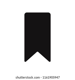 Bookmark icon isolated on white background. Modern, simple symbol in trendy design style for website, mobile, app, graphic, logo, UI. Flat vector element illustration. EPS10.