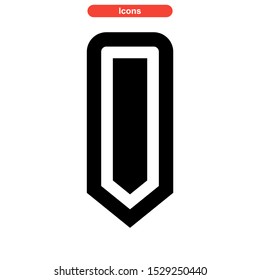 bookmark icon isolated sign symbol vector illustration - high quality black style vector icons
