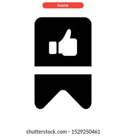 bookmark icon isolated sign symbol vector illustration - high quality black style vector icons
