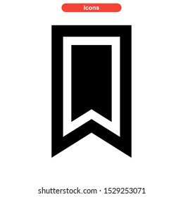 bookmark icon isolated sign symbol vector illustration - high quality black style vector icons
