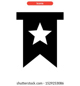 bookmark icon isolated sign symbol vector illustration - high quality black style vector icons
