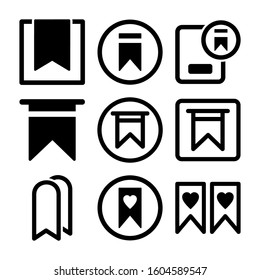 bookmark icon isolated sign symbol vector illustration - Collection of high quality black style vector icons
