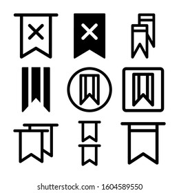 bookmark icon isolated sign symbol vector illustration - Collection of high quality black style vector icons
