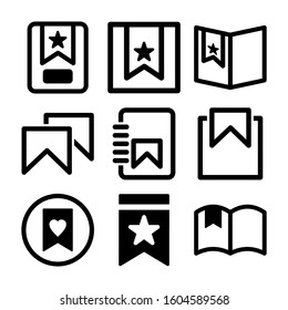 bookmark icon isolated sign symbol vector illustration - Collection of high quality black style vector icons
