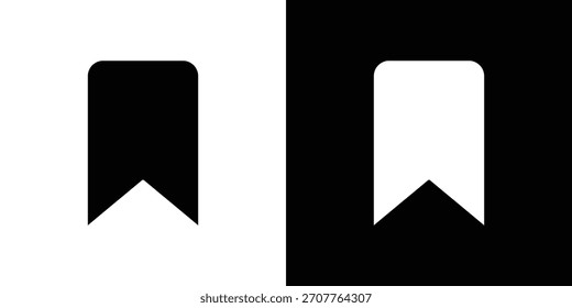 Lesezeichen-Symbol Linie Kunst bearbeitbaren Strich und solide Sammlung für App-Design