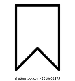 Bookmark icon in line style
