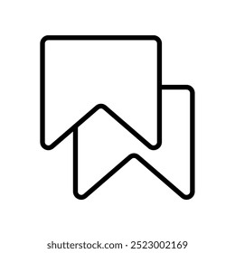 Icono de marcador. Vector de línea aislado sobre fondo blanco. Diseño moderno y de moda