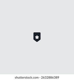 Bookmark icon logo flat vector design