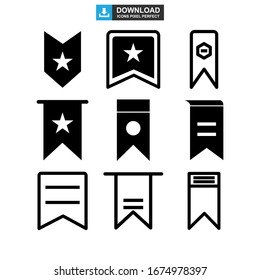 bookmark icon or logo isolated sign symbol vector illustration - Collection of high quality black style vector icons
