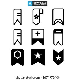 bookmark icon or logo isolated sign symbol vector illustration - Collection of high quality black style vector icons
