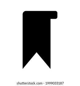 icono de marcador o logotipo símbolo de signo aislado ilustración vectorial - Colección de iconos vectoriales de estilo negro de alta calidad