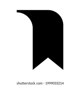 icono de marcador o logotipo símbolo de signo aislado ilustración vectorial - Colección de iconos vectoriales de estilo negro de alta calidad