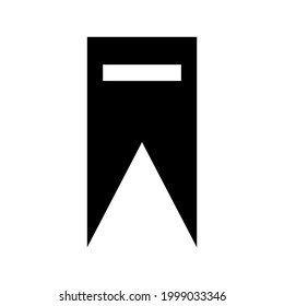 bookmark icon or logo isolated sign symbol vector illustration - high quality black style vector icons