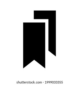 bookmark icon or logo isolated sign symbol vector illustration - high quality black style vector icons