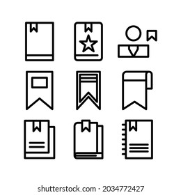 Lesezeichen-Symbol oder Logo einzeln auf Zeichen Symbol, Vektorgrafik - Sammlung von hochwertigen Vektorsymbolen mit schwarzem Stil
