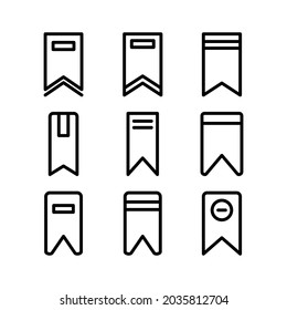 icono de marcador o logotipo símbolo de signo aislado ilustración vectorial - Colección de iconos vectoriales de estilo negro de alta calidad
