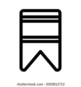 bookmark icon or logo isolated sign symbol vector illustration - high quality black style vector icons
