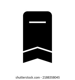 icono de marcador o logotipo símbolo de signo aislado ilustración vectorial - iconos vectoriales de estilo negro de alta calidad
