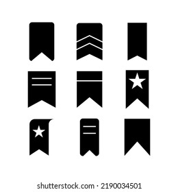 icono de marcador o logotipo símbolo de signo aislado ilustración vectorial - Colección de iconos vectoriales de estilo negro de alta calidad
