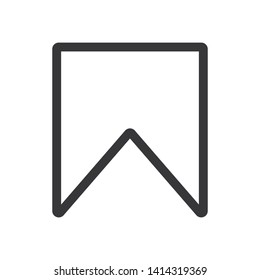 Bookmark icon in modern design style for web site and mobile app