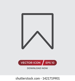 Bookmark icon in modern design style for web site and mobile app