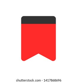 
bookmark icon on background white