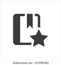 Icono de marcador sobre fondo blanco