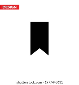 Bookmark icon on a white background