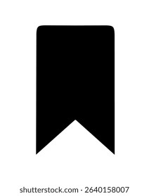 bookmark icon on white background