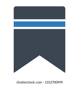 Bookmark icon. ribbon icon vector illustration 