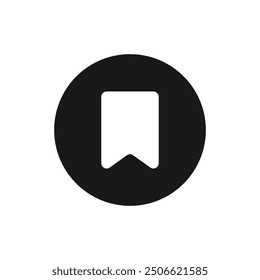 Guardar Icono de marcador, signo de $ aislado en blanco. Vector