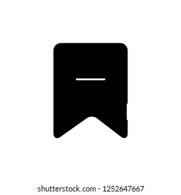Bookmark icon. Save view sign.
