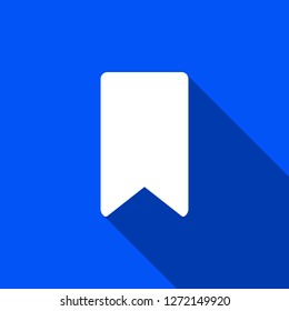 Bookmark icon with shadow , sign design