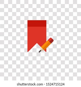 bookmark icon sign and symbol. bookmark color icon for website design and mobile app development. Simple Element from interaction assets collection for mobile concept and web apps icon.