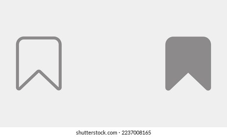 Bookmark icon sign vector,Symbol, logo illustration for web and mobile