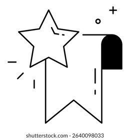 bookmark icon, simple design, vector illustration